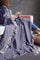Mixibaby Tagesdecke Wohndecke Wendedecke Kuscheldeck Sofadecke Couchdecke, Farbe:Dunkelblau
