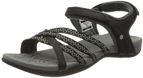 Hi-Tec Female Savanna II Sandal, Black, 7