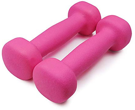 HUI JIN Hantelgewicht, sechseckige Form und rutschfeste Oberfläche, um zu verhindern, dass die Hanteln rollen, wenn sie auf einer flachen Oberfläche liegen, 0,5 kg, 2 Stück.