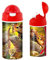 3D LiveLife Gourde - Cousins Proches de Deluxebase. Gourde plastique Safari Lenticulaire 3D avec Paille. Gourde pour enfants 600 ml avec illustrations originales de l'artiste renommé Michael Searle
