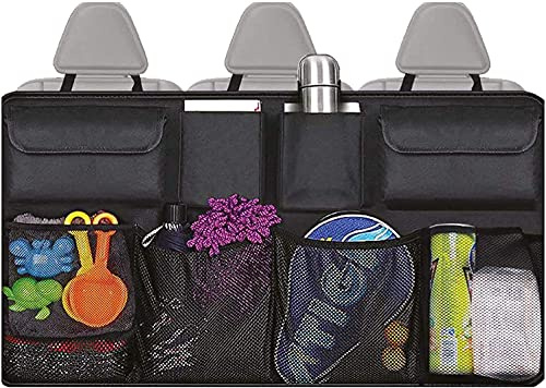 GADLANE Auto Kofferraum Organizer Rücksitz Veranstalter Wasserdicht Robust | Mit 8 Großen Taschen 3 Aufhängebänder Organizer Auto