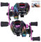 Baitcasting Reel High Speed ​​Ratio 8,1: 1 Baitcasting Angelrolle Metall Leichtes Casting Angelrad Rollen(Left)