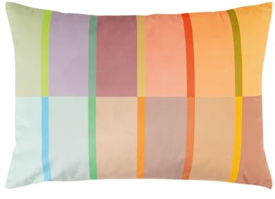 REMEMBER Kissen Cambridge Wide - Querformat 35 x 50 cm - samtweich - Gestreiftes Kissen