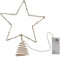 Ginger Ray RED-529 Christbaumspitze mit Lichtern, Gold