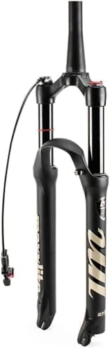MTB Bike Forks 26/27.5/29 Inch Air Grease Fork 9mm Axle Suspension Fork Mountain Bike Fork Smart Lock Out Damping Adjustment 120mm Suspension Travel QR Quick Release