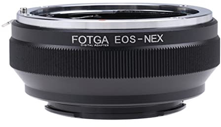 Fotga Objektivadapter-Konverter für Canon EOS EF EFS-Objektiv an spiegellose Sony-DSLR-Kamera NEX-7 NEX-F3 A6000 A6100 A6300 A6600 A7 A7R A7S II III IV A9 II A7C A1 ZV-E10