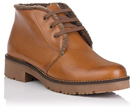 PITILLOS 10085 Botin Piel Sport Cordones Mujer Cuero 36