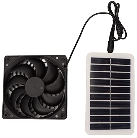 Ventilateur D'extraction de Panneau D'éNergie Solaire Ventilateur de Panneau Solaire 15W pour Serre pour Maison pour Animaux de Compagnie
