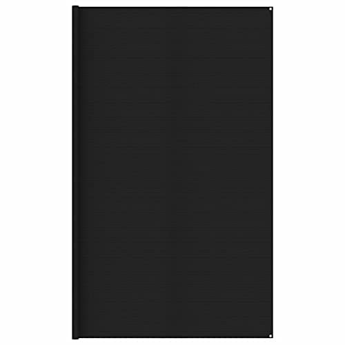 Yongdu Zeltteppich, Vorzeltteppich, Camping Plane, Teppich Für Camping Vorzelt, Bodenplane Zeltunterlage, Camping Teppich Outdoor, 400x500 cm Schwarz