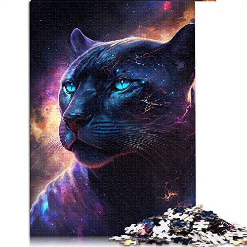 1000 Teile Puzzles Erwachsene Puzzles Geschenke Galaxy Panther Puzzles Papppuzzles Tolles Geschenk für Erwachsene (Größe 26x38cm)