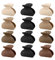Kavya 12 Pièces 4 cm Petite Pince Cheveux, Simplicité Française Pince a Cheveux Matte Mini Pince Cheveux, Antidérapant Accessoire Cheveux