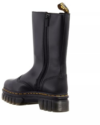 Dr. Martens Chelsea Boot, Anfibi Donna, Black Nappa Lux, 39 EU