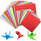 Yoosso 200 Blatt Origami Papier, 10 x 10cm&15 x 15cm Buntes Papier Doppelseitiges Origami Faltpapier Bastelkarton Faltpapier für DIY Origamipapier Basteln(20 Farben)