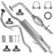 Polmo Schalldämpferset Auspuffanlage Auspuff für Yaris 3 III XP13 2011-03/2017 1.3