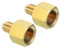 PATIKIL Connettore 3/8 Femmina Flare x 1/4 Maschio Svasato, 2pz SAE 45 Gradi Raccordo per Tubo Adattatore Accoppiatore Giunto Tubi Raccordi Rapidi Adatto per Refrigerazione HVAC