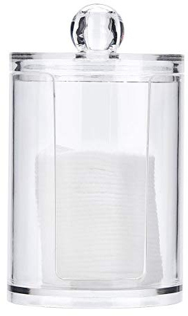 Wattepaender Oval, Runde Zylindrische Make-Up-Pad-Tupfer-terung, Make-Up-Metic-Aufbewahrungsbox,yl-Tupferbox,Wattepad-Box,Make-Up-Baumwoll-Aufbewahrungsbox,Tupfer,Runde Box,