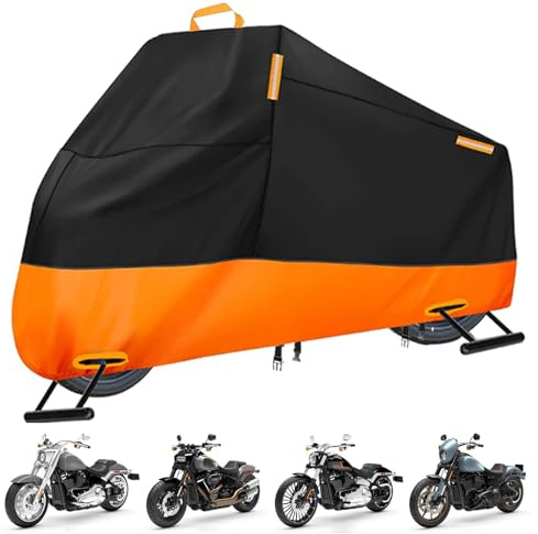 INEZARI Motorcykelskydd, vattentätt utomhus för Sportster 1200 883 fet pojke