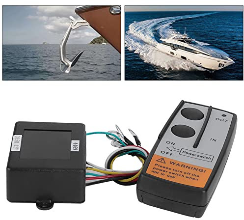 WEISHENG Windlass Anchor - Interruptor de anclaje inalámbrico para molinete de barco, accesorio remoto para equipos náuticos