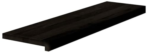 vidaXL Treppenstufen 16 Stk. Braun-Schwarz 90x30x2 cm Massivholz Eiche