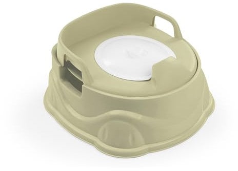 Dolu 3-in-1 Potty Training System � Potty, Toilet Adapter & Step Stool � Eco Green �Kids Toilet Training Easy-to-Clean & Comfortable Design for Toddlers