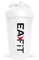Shaker Protéine 400 ml Sans BPA – Shaker Gradué avec Mélangeur en Acier – Whey Protein, Pre Workout, Creatine – Shaker Plastique Anti-Fuite pour Sport et Fitness - Blanc - EAFIT marque française