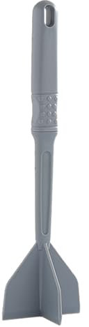 Meat Chopper For Ground Beef 6 Ground Meat | Non Stick Meat Spatula | Heat Easy Grip Chopper | Spatula Mix Masher Kitchen Tool For Home Hamburger,Manual Four Meat Grinder Kzt328 (Grey, 29.5X8.1cm)