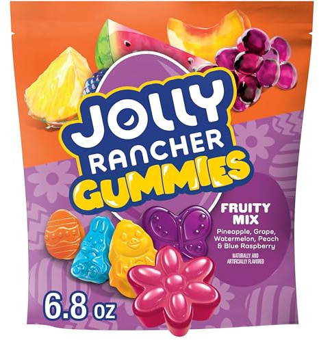 JOLLY RANCHER Gummies Fruity Mix Flavored, Easter Candy Bag, 6.8 oz