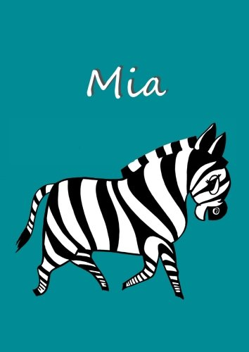 Malbuch / Notizbuch / Tagebuch - Mia: A4 - blanko