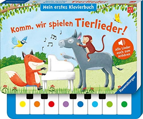 Komm, wir spielen Tierlieder! Mein erstes Klavierbuch