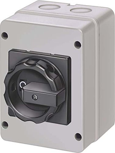Siemens Hauptschalter 3-polig 1 NA + 1NC 1 Dreistockklemme Rotation Rot/Gelb