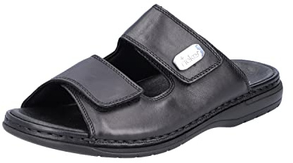 Rieker 25590, Herren Pantoletten, Schwarz (schwarz), 40 EU (6.5 UK)