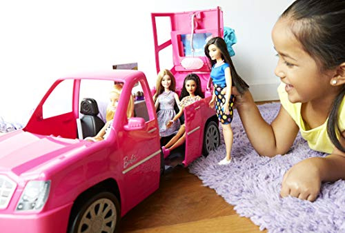 Barbie Ensemble Limousine Fashionistas Supercar et 4 poupées