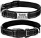 Oncpcare Collar de perro personalizado, collar reflectante personalizado para perro con nombre y número de teléfono, collares de identificación ajustables para perros