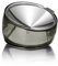 Felli Pet Whisker Fatigue Relief Angled Cat Wet Food Bowl Stainless Steel Shallow Dish Tilted, Anti Vomiting, Mess Free, Slanted Wide Plate Elevated Glass Acrylic for Small Dog (0.5 Cups, Smoky)