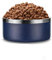 Gteller 304 Stainless Steel Double Wall Dog Bowls, BPA Free Non-Slip Pet Dishes,Cat Food& Water Bowl with Rubber Base No Spill(64oz, Navy)