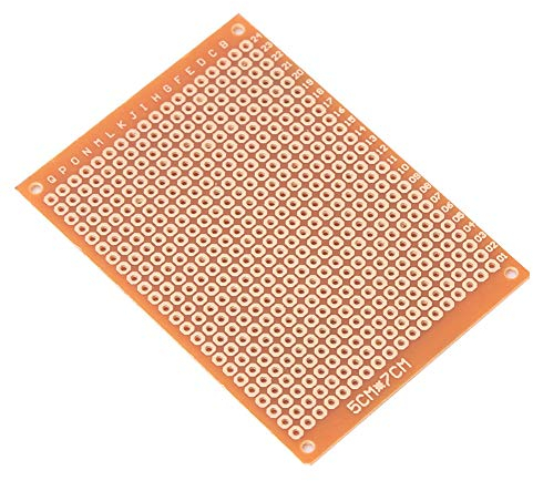 Circuit imprimé, planche à pain prototype, planche à pain pour l'expérience électrique usine électronique 10 pièces 5 × 7 cm