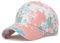 XYIYI Rosa Weiß Tie Dye Classic Baumwolle Baseball Cap Verstellbar Baseballkappe für Damen Herren