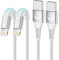 iPhone Charger Cable 3M 2Pack, Extra Long iPhone Charger MFi Certified Lightning Cable Fast Charge Braided Lightning to USB Cable Lead Compatible with iPhone 14 13 12 11 Pro Max XR XS 10 8 7 6 SE