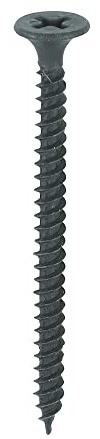 Drywall Plasterboard Screws Fine Thread Bugle Head Black Phosphate 25-100mm (Pack of 20, 50, 100, 200, 500) (50, 3.5x38)
