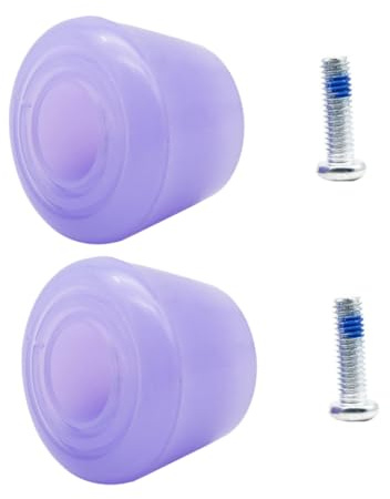 Sosoport Tête De Frein Patins à roulettes Double Rangée Coussin De Frein en Matériau Robuste Réglable Accessoire Roller pour Arrêts Sécurisés Entraînement Et Patinage Urbain