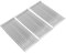 WEBROIL Grill-Emitterplatte für CharBroil Performance TRU-Infrared 450 3-Brenner 463370719 463371719 463371116 463371316, Grillrost-Ersatz für Charbroil G460-0500-W1, 3er-Pack, Edelstahl