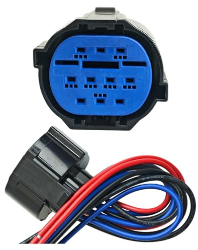 Halogen Headlight Main Connector Pigtail, OE HP406-10021, Compatible with Hyundai Elantra 2017–2018 Halogen (Non-LED) Wire Harness Repair Plug