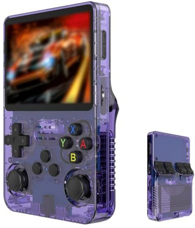 R36S Retro Handheld Video Game Console Sistema Linux 3.5 Pollice IPS Schermo R35s Pocket Player Giochi 64GB Video Pro Portatile