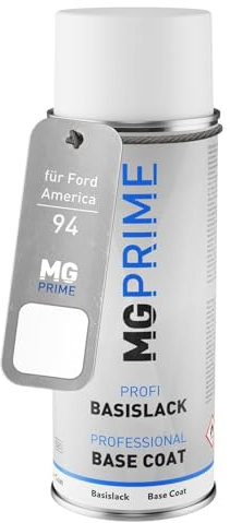 MG PRIME Car paint Spray can for Ford America 94 / ZAFAXXA Diamond White Base coat spray can 400ml