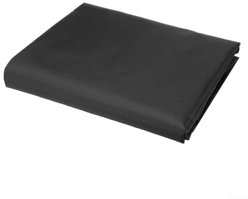 GLFLOW Outdoor Tischtennis-Tischtennisplatte, wasserdichte Schutzhülle, schwarz, wetterbeständig, Staubschutz (280 x 153 x 73 cm)