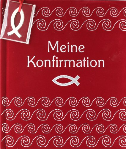 Meine Konfirmation (Fisch, rot): Erinnerungsalbum