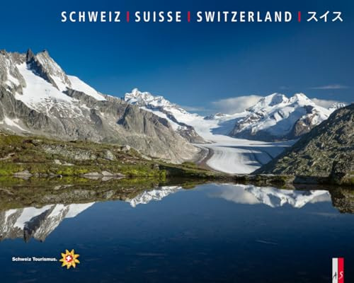 Schweiz, Suisse, Switzerland: Texte viersprachig: deutsch, französisch, englisch, japanisch
