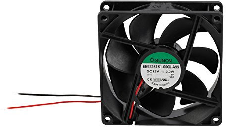 SUNON CY 204N - Ventilador de PC (14,9 cfm, De plástico, 92 mm, 25 mm)