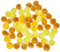 Rayher Pompons, gelb sortiert, 15 mm ø, Btl. 60 Stück, Plüschbälle, zum Basteln und Dekorieren, 7614500