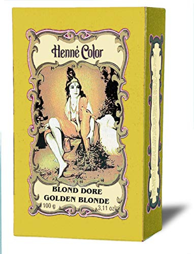 Henna Goldblond (Blond Dorè) Haarfärbe-Pulver, Inhalt 100g